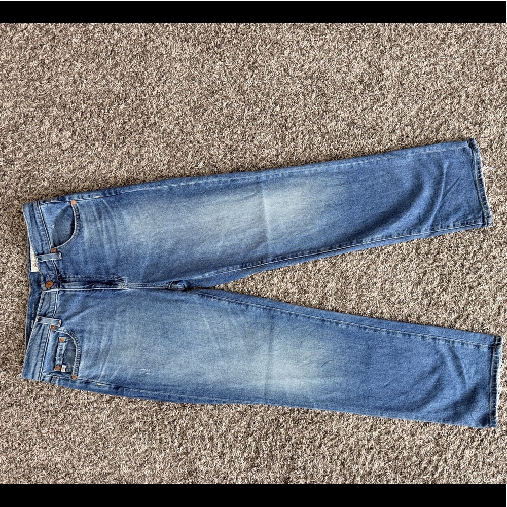 AG Brinley Mid Rise Straight Jeans Japanese Fabric size 27